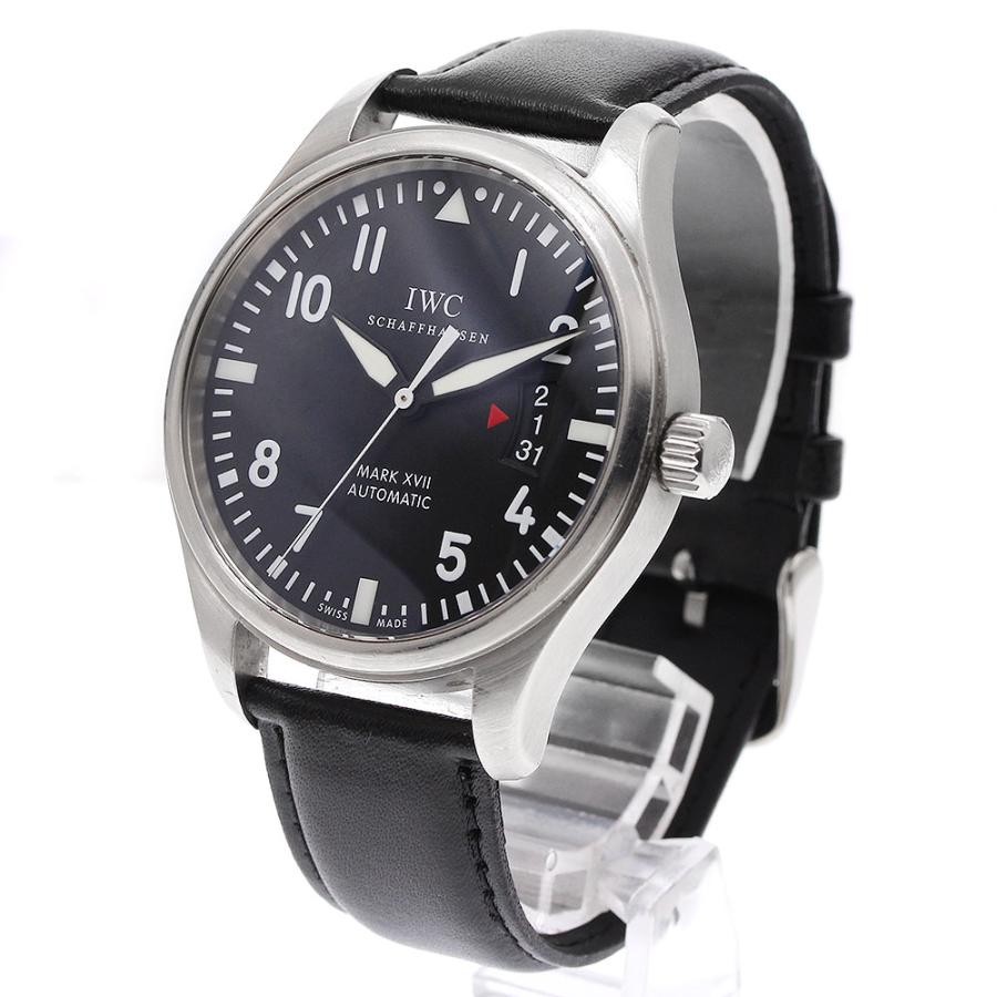 IWC SCHAFFHAUSEN PILOT WATCH MARK XVII IW326501 41mm SS Black Dial #C502