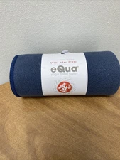Manduka eQua Yoga Hand Towel - Brand New 16” x 26.5” Sweat Activated Grip