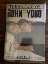 The Ballad of John and Yoko Hardcover Book 1982 1st Ed Rolling Stone Ex-Library