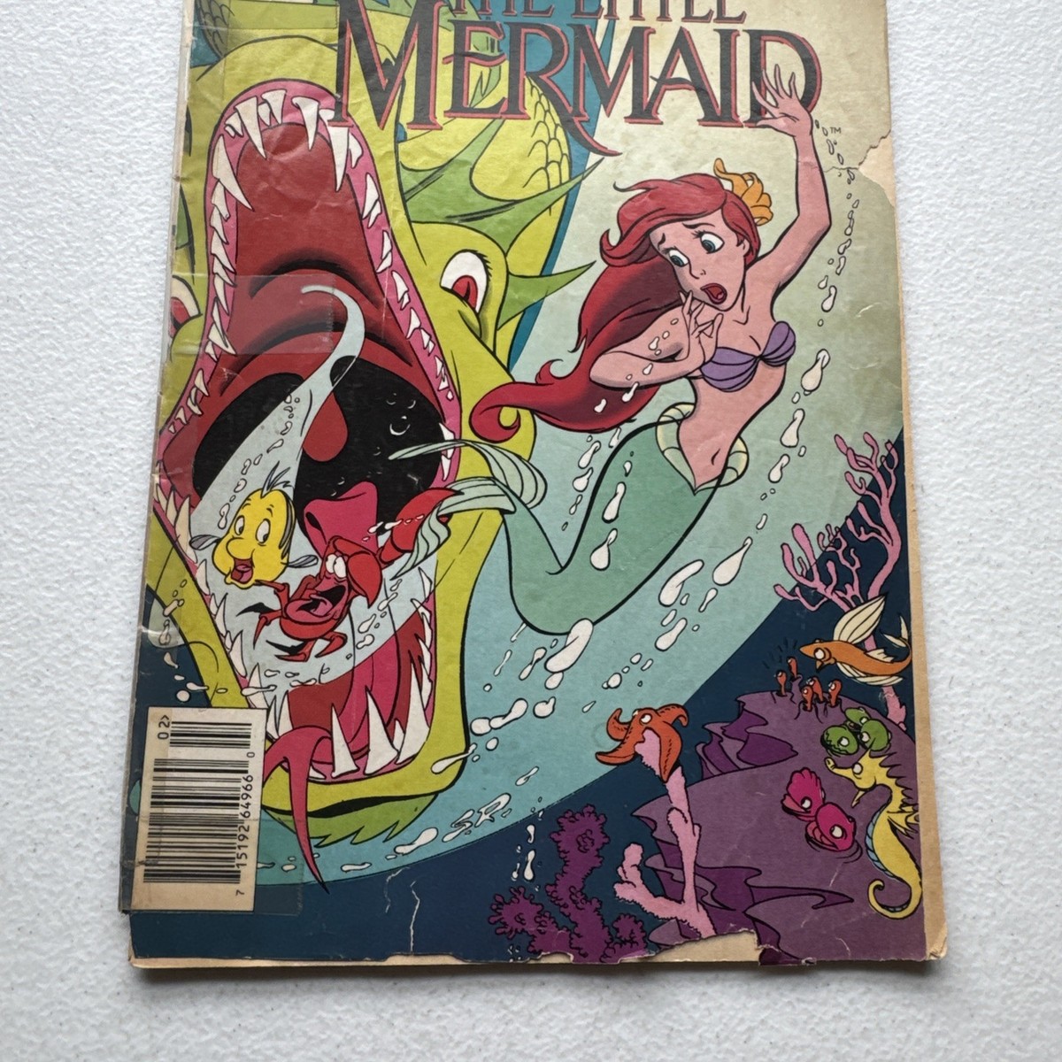 Disney's The Little Mermaid No. 2 Comic Book March 1992 Limited