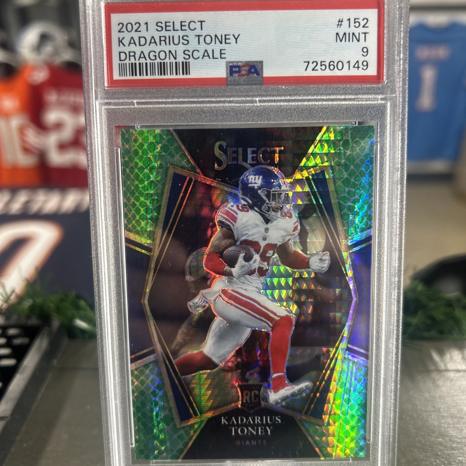 Kadarius Toney 2021 Select Dragon Scale /89 Rookie Giants #152