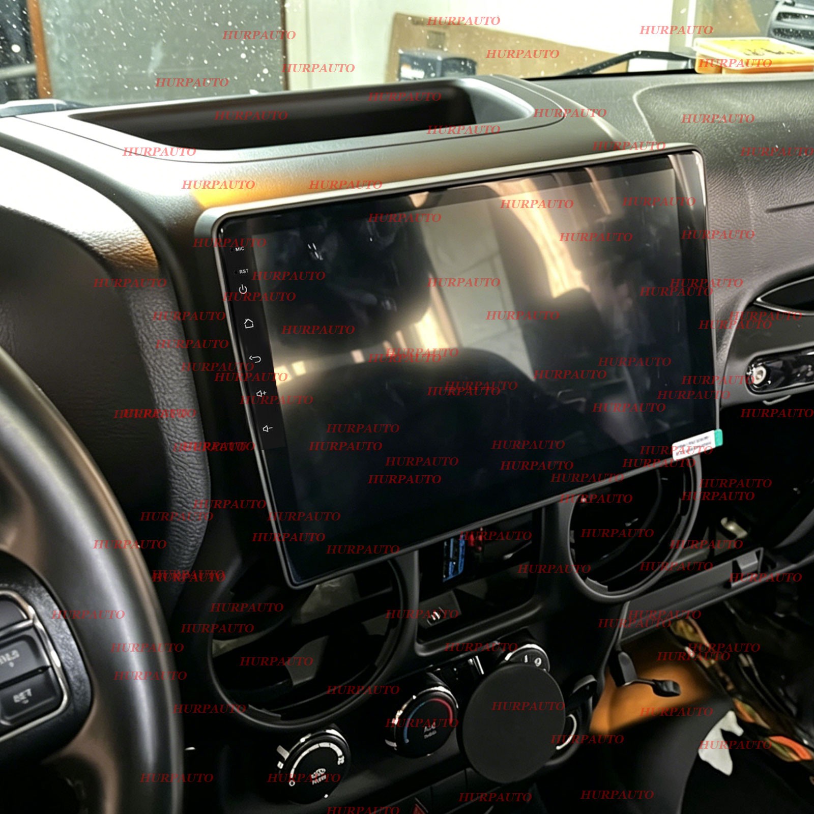 10.1" Carplay Android 15 For 2007-2017 Jeep Wrangler JK Radio GPS Navi FM Radio