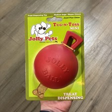 Jolly Pets Tug-N-Toss Dog Toy Red Md