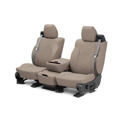 For Hyundai Accent 12-17 CalTrend Tweed 1st Row Beige Custom Seat Covers