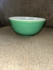 Pyrex Vintage TM Reg 403 Primary Color Green Mixing Serving Bowl