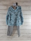 NEW Carter’s Boys 2-Piece Hoodie & Joggers Set Size 3T Blue & Gray Dino