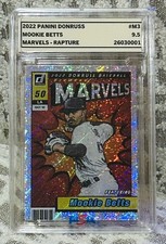 Mookie Betts 2022 Panini Donruss Marvels #M3 Rapture Dodgers 