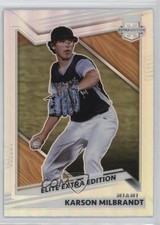 2022 Panini Elite Extra Edition Optic Holo Prizm Karson Milbrandt #85 0t2