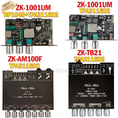 New 100W Bluetooth Audio Power Amplifier Board Mono Amp Module BP1048+TPA3116D2