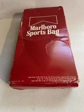 Vintage MARLBORO Sports Bag, 1987 Philip Morris - Sealed - Box Is Dented