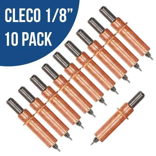 1/8″ CLECO KIT - Resuable Sheet Metal/Temporary Panel Fastener Pins - 10 PACK - Bild 1 von 4