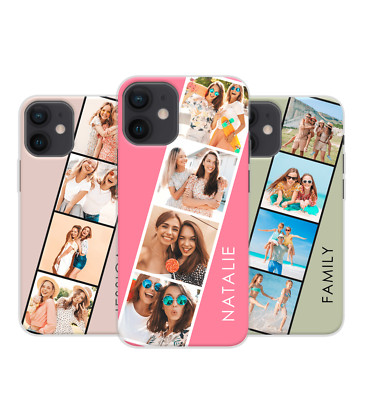 Personalisierte Handyhülle Fotocollage Silikon Cover für iPhone 15 13 12 14 11