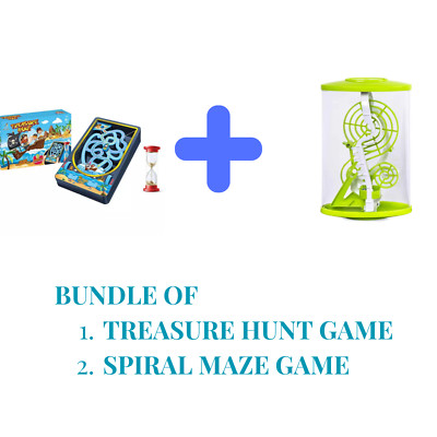 Piraten Schatzsuche Labyrinth & 3D Labyrinth Spiel Set Spaß & Herausforderung Puzzle Spielzeug