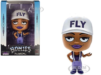 FLYGIRL 4.5'' FIGURE ''BIG HEADZ'' SERIES 3 BY HOMIES 20457