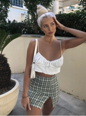 Pleated Skirts Banana Republic White Mini Skirt Princess Polly