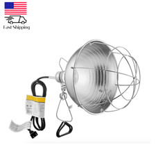 250W Chick Brooder Lamp  6ft Cord, Adjustable Heat, Safe  Durablef or Poultry