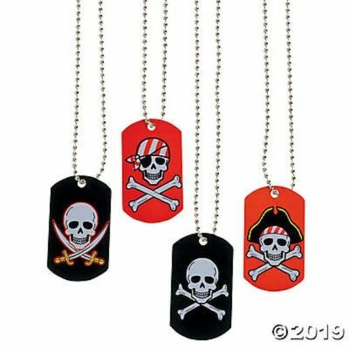 Halloween Metal Pirates Party Favors & Bag Fillers
