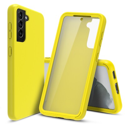 CBUS Case with Built-in Screen Protector for Samsung Galaxy S21 5G (Yellow)