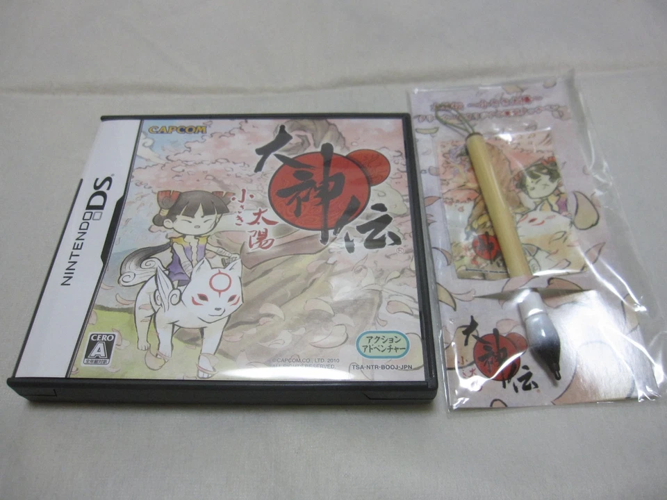B1 W/Limited Pen E-CAPCOM Limited BOX Nintendo DS Okami Den Japanese - Image 4 of 4