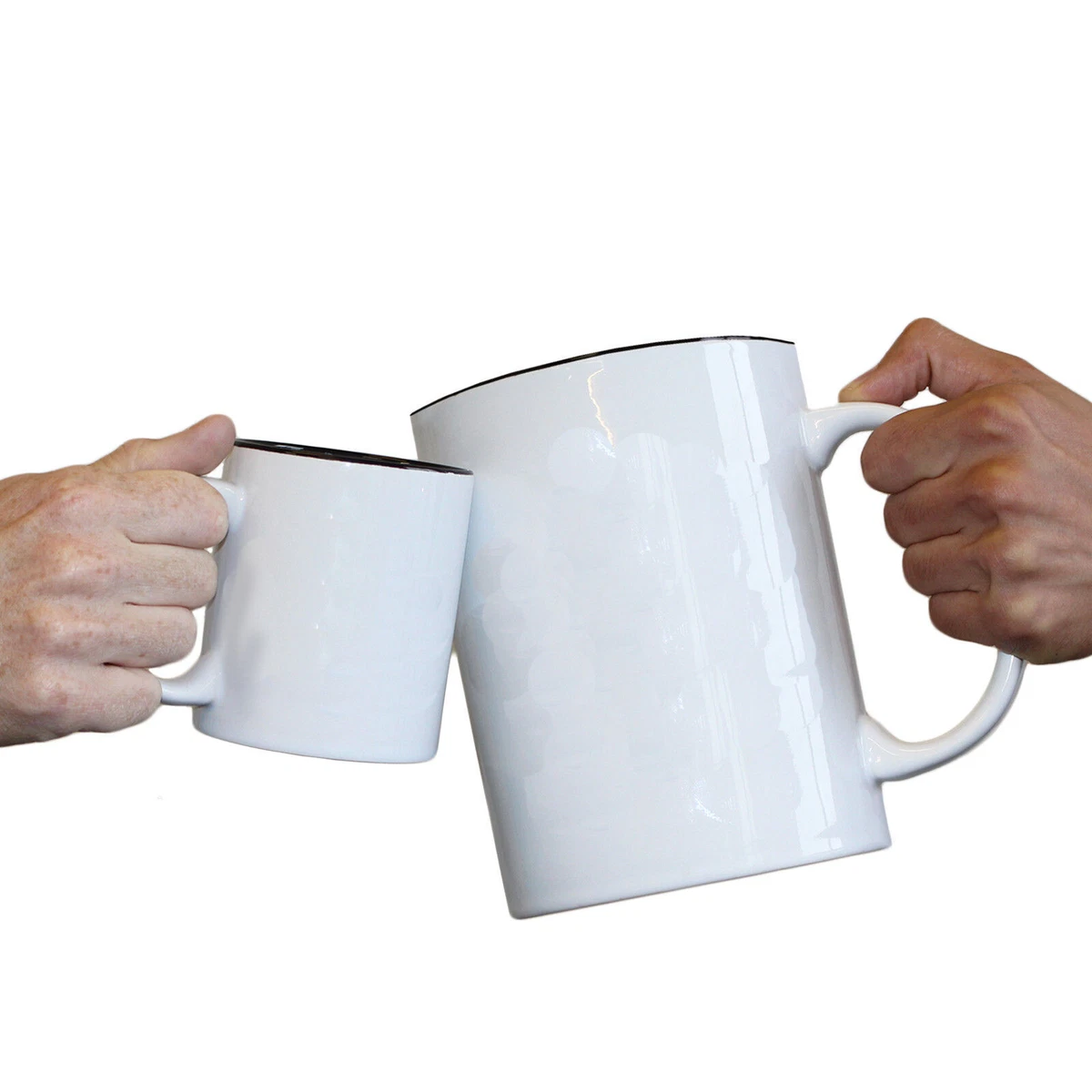 Large Giant Massive White Plain Coffee Mug - Biggest Mug In The World Gift  Boxed