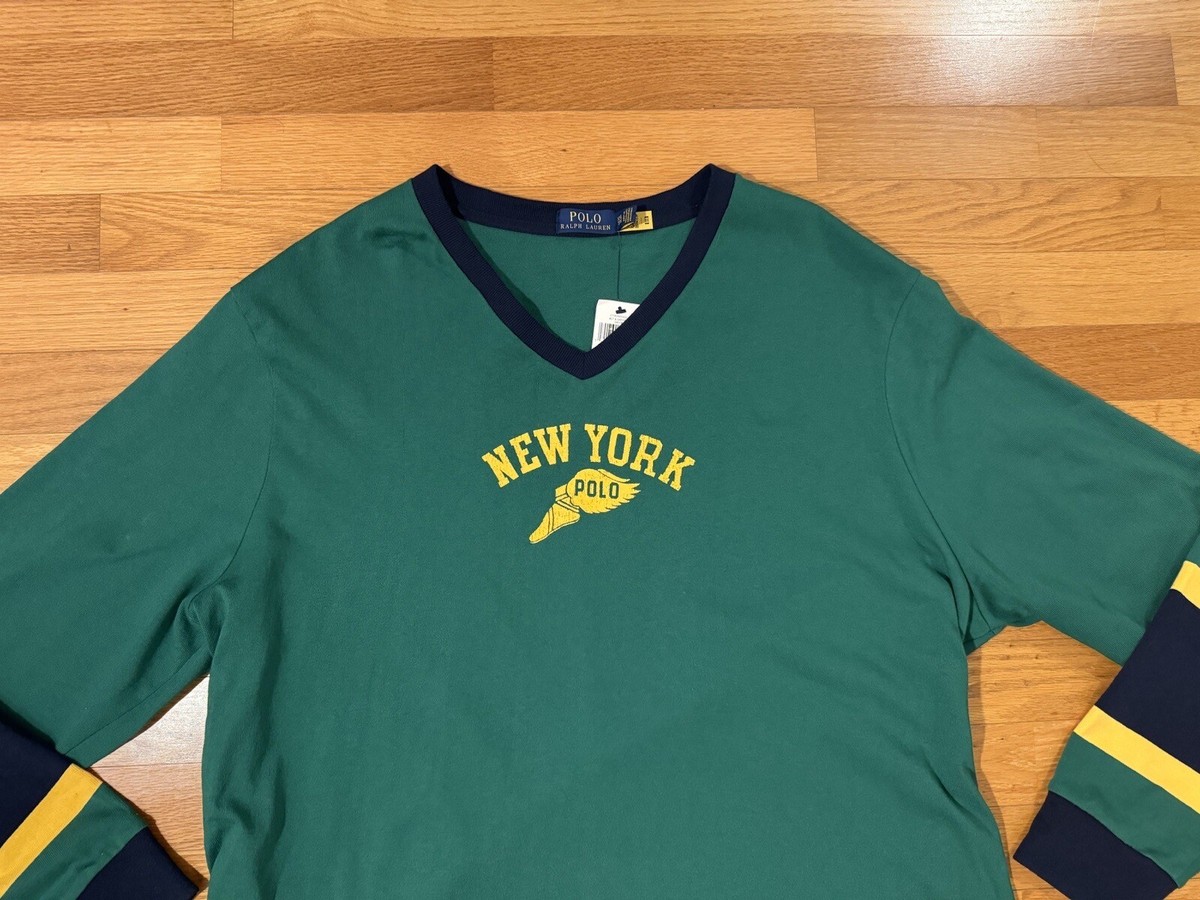 New XXL Polo Ralph Lauren Hockey Shirt Jersey NY State Champs P