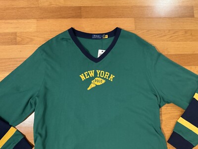 New XXL Polo Ralph Lauren Hockey Shirt Jersey NY State Champs P