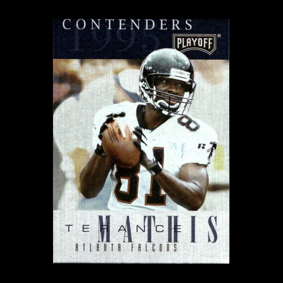 Terance Mathis 1995 Playoff Contenders Atlanta Falcons #61 Set Break GM
