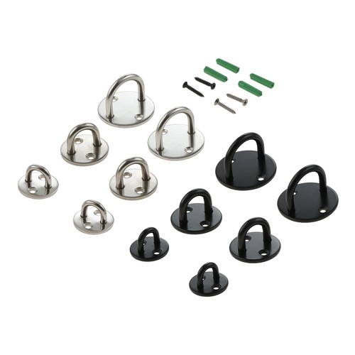1/4Pcs Outdoor Indoor Hanging Ceiling Hook U Shape Wall Mounted Rings Hardware - Picture 3 of 18
