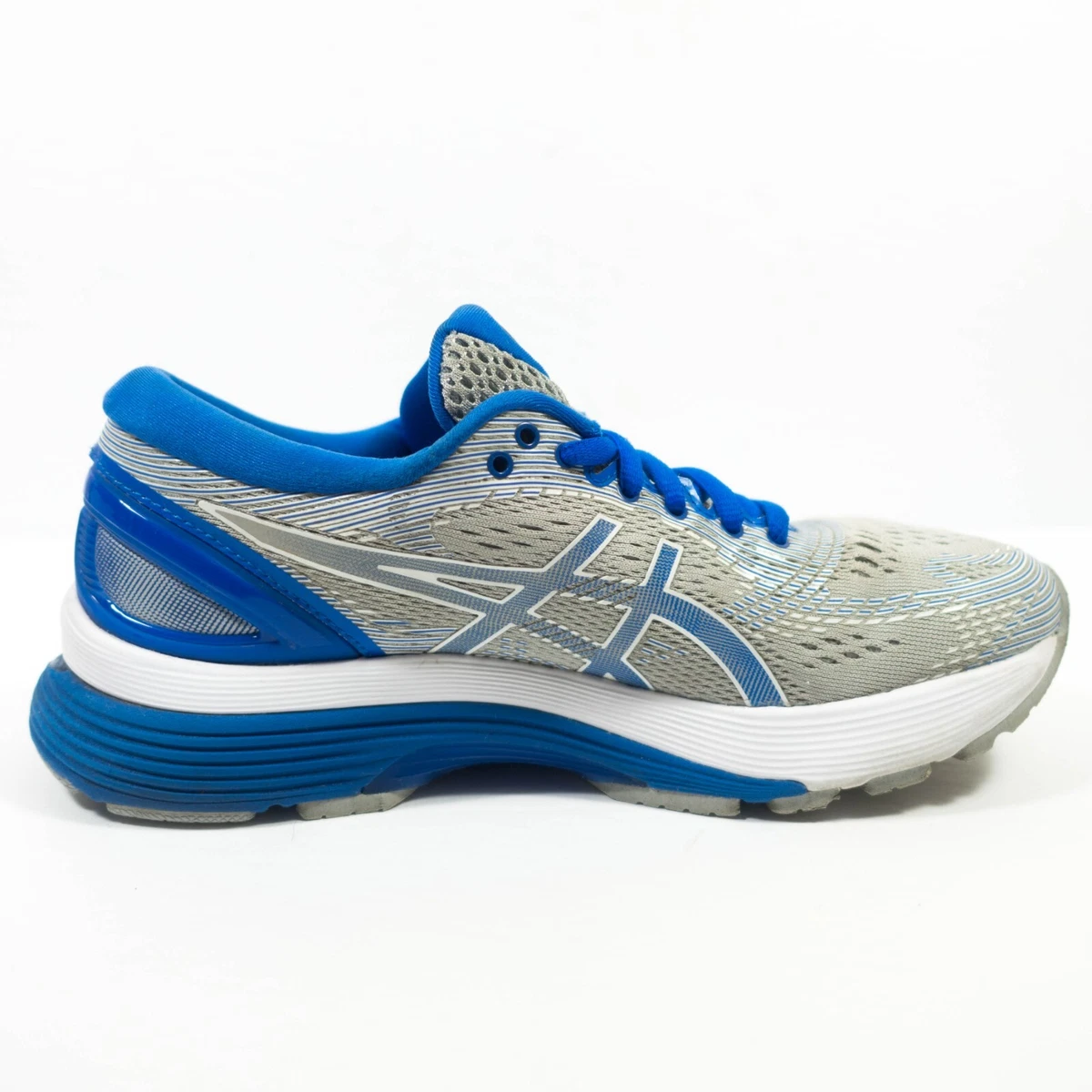 Asics Gel Nimbus 21 Running Shoes Women s Size 6.5 Gray Blue