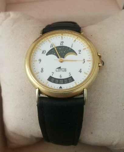 Vintage Lotus by Festina Unisex Date and Moonphase Quartz Watch | eBay