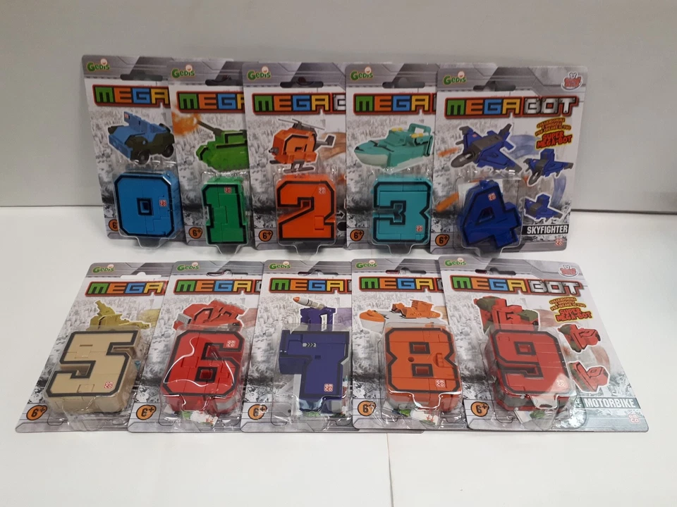 GRANDI GIOCHI MEGABOT ROBOT TRASFORMABILI SCEGLI I NUMERI CHE VUOI - RAPIDA CONSEGNA -