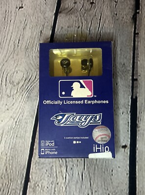 Toronto Blue Jays Officially Licensed Earphones MLB Baseball iHip Earbuds NEW