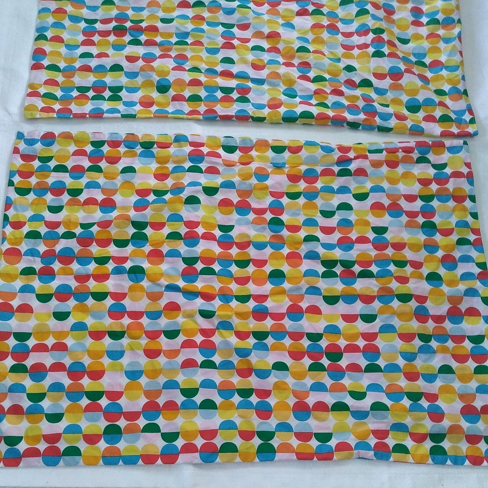 Ikea SOMMAR 2 Fundas de Almohada Multicolor Rojo/Amarillo Foto 4 de 4