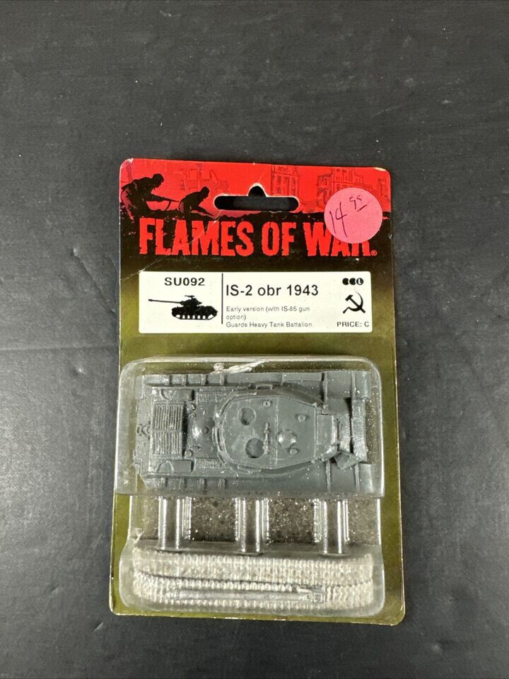 Пламя войны Советский танк SU092 IS-2 Obr 1943 года выпуска новый и редкий 5290₽