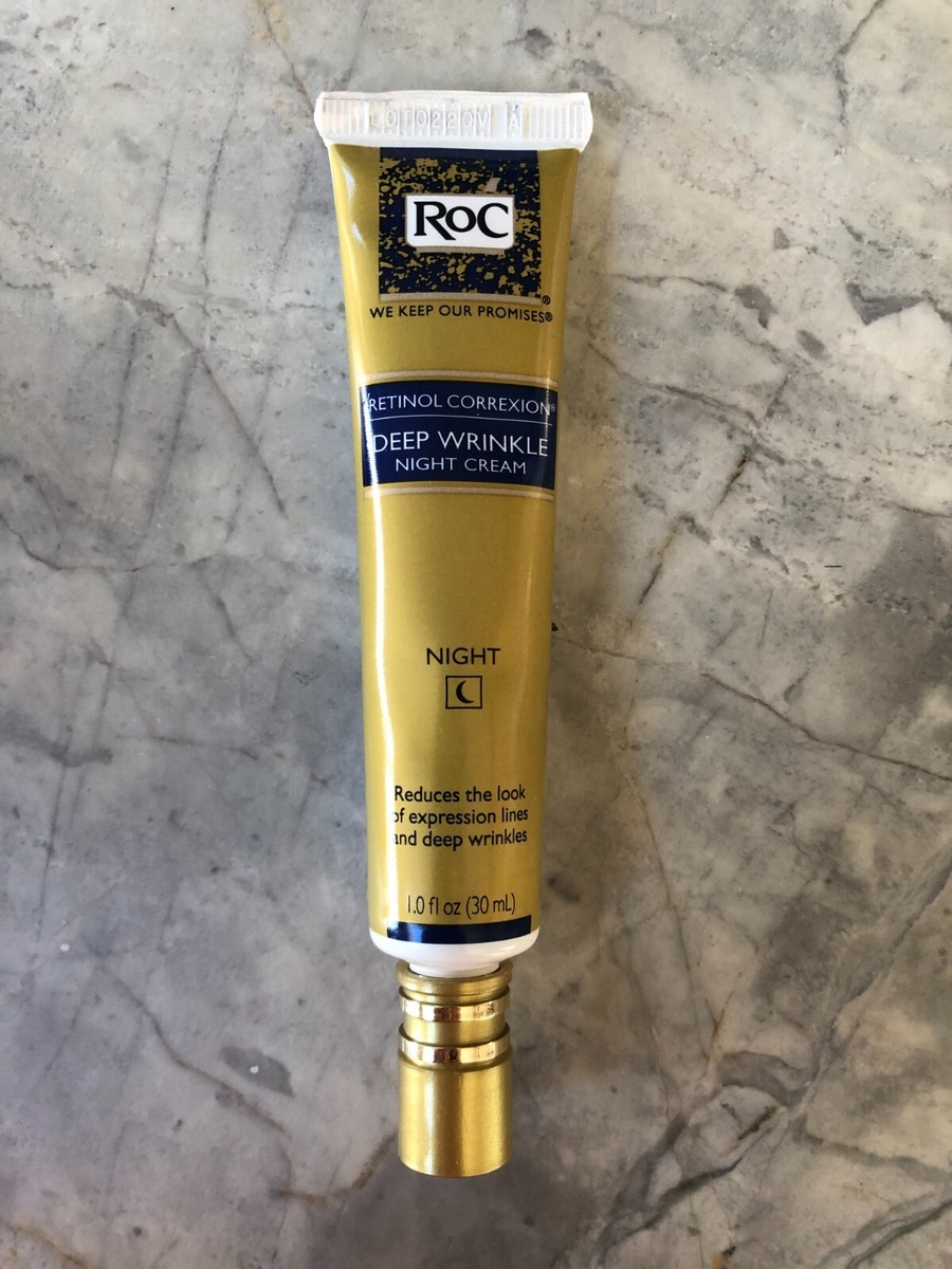 ROC Retinol Correxion Anti-Aging Deep Wrinkle Night Cream 1oz, NEW