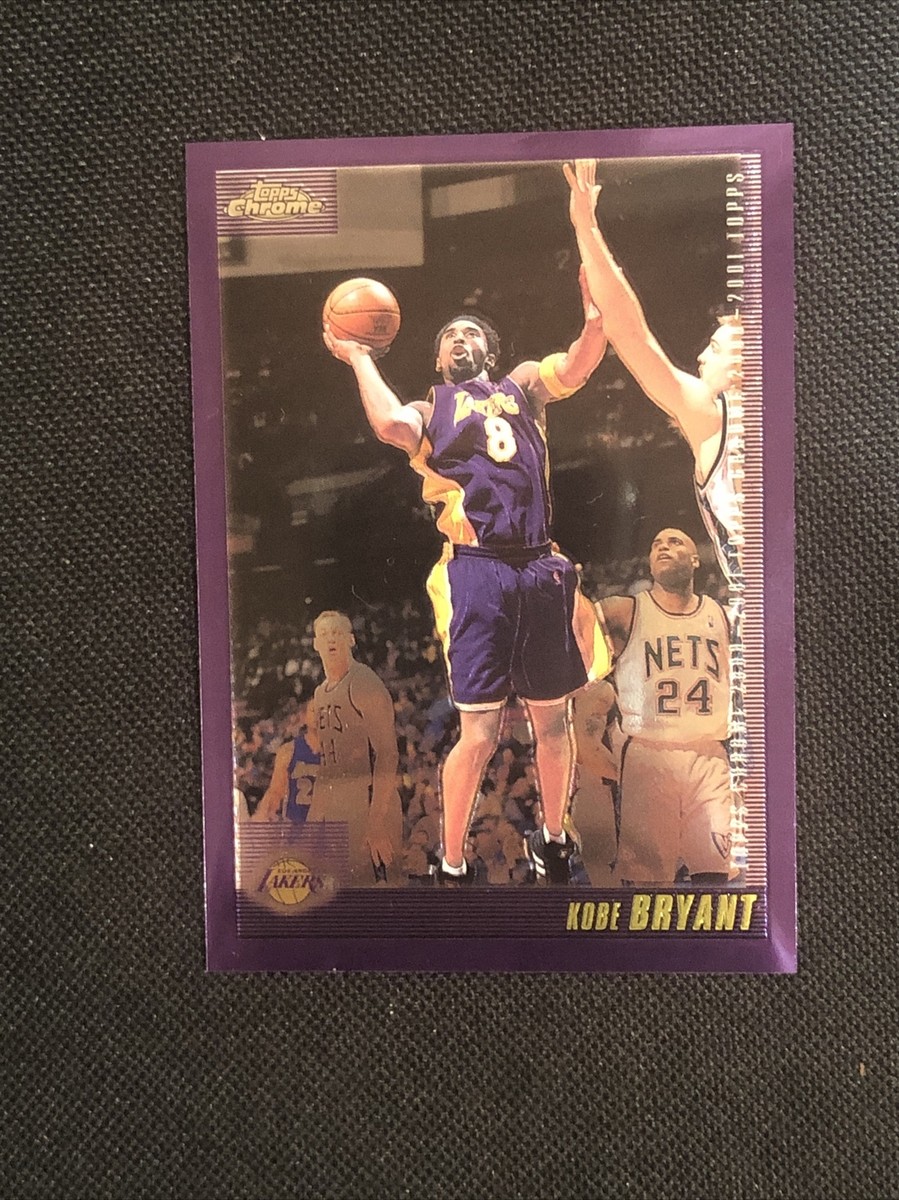 KOBE BRYANT 2000-01 Topps Chrome Purple Border #107 🔥 MInt