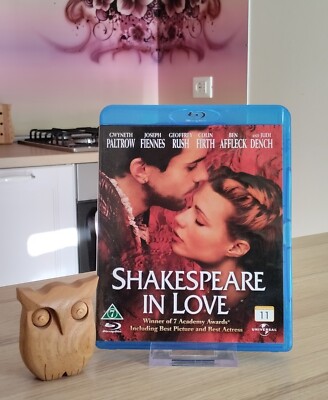 Blu-Ray Full HD 1080p '' Shakespeare in Love '' Eng, Ita, De, Esp, Fra +
