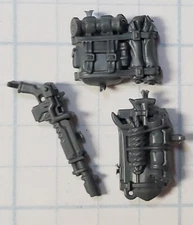 Warhammer 40k Astra Militarum Bits Armored Sentinel Stowage Packs And Lasgun