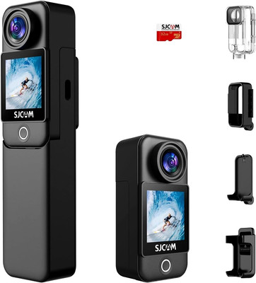 SJCAM C300 Action Kamera 4K30fps, 1.33'' Dual Touchscreen Sportkamera, 2.4G/5G