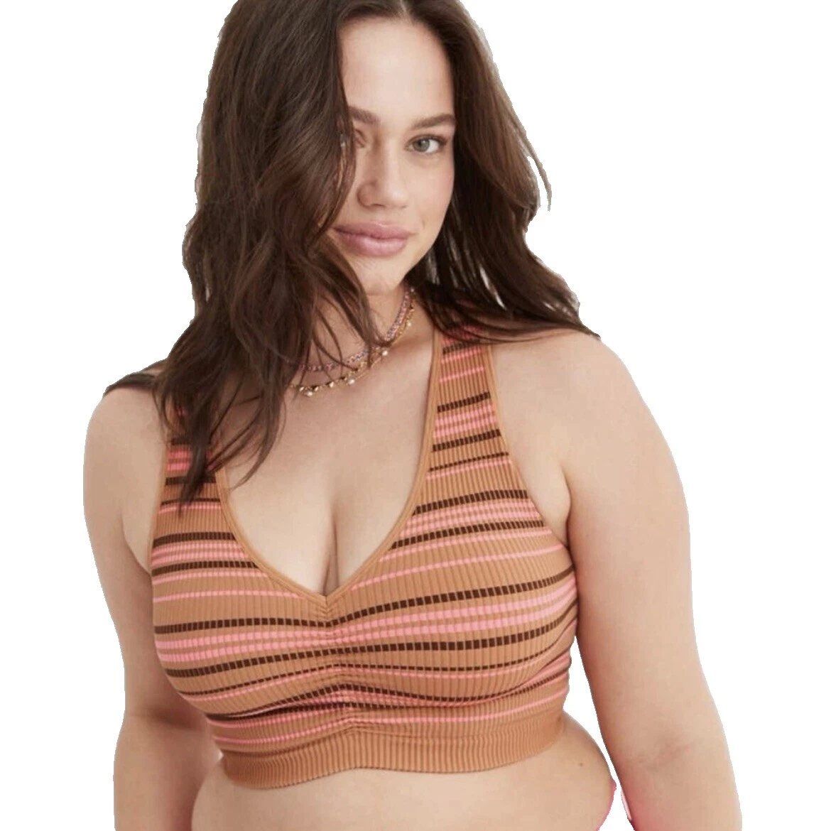 Brasieres y a rayas de nylon Aerie Bra Sets para Mujeres