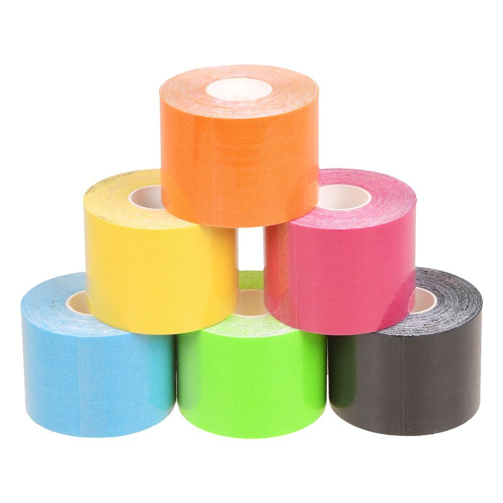 6-Band Tape elastische Kinematik Bandage Sportband Muskelschmerzen Kinesiologie