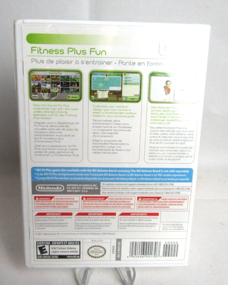 Wii Nintendo Wii Fit Plus Sealed (2007) - Image 2 of 2