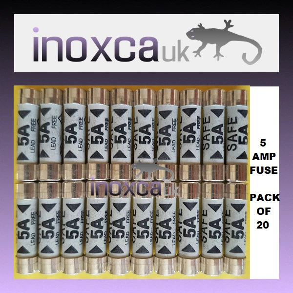 FUSIBLES 1A 2A 3A 5A 7A 10A 13A BS1362 13 AMP ENCHUFE CARTUCHO SUPERIOR FUSIBLE 220V 240V AC Foto 2 de 4