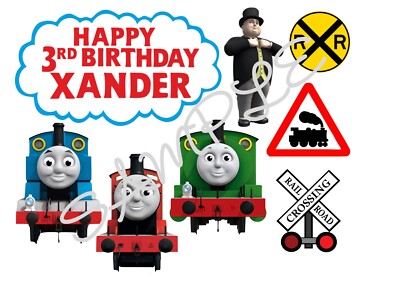 Thomas & Friends Thomas the Tank Engine James Percy Edible Cake Topper