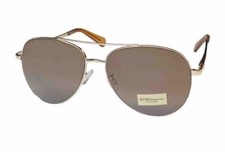 BCBG 3052 Pilot Designer Sunglasses NWT Silver BCBG Generation
