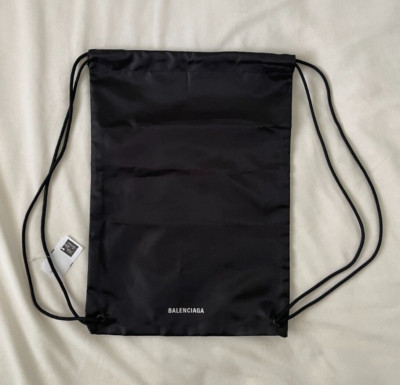 Balenciaga Black Backpack Dust Backpack Gym Draw String Bag Balenciaga Black Backpack Dust Backpack Gym Draw String Bag