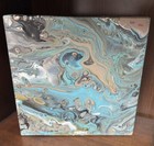 Painting Acrylic on Canvas Original Abstract Fluid Art 12