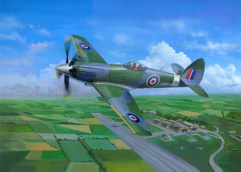 Trumpeter 02850 - 1:48 Supermarine Spiteful F.MK.14 Fighter - New