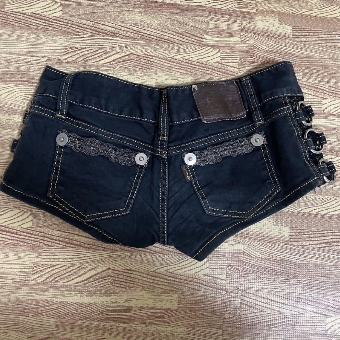 DIA d.i.a. Shorts Denim Black Size 26 Inch Women's Fashion Gal