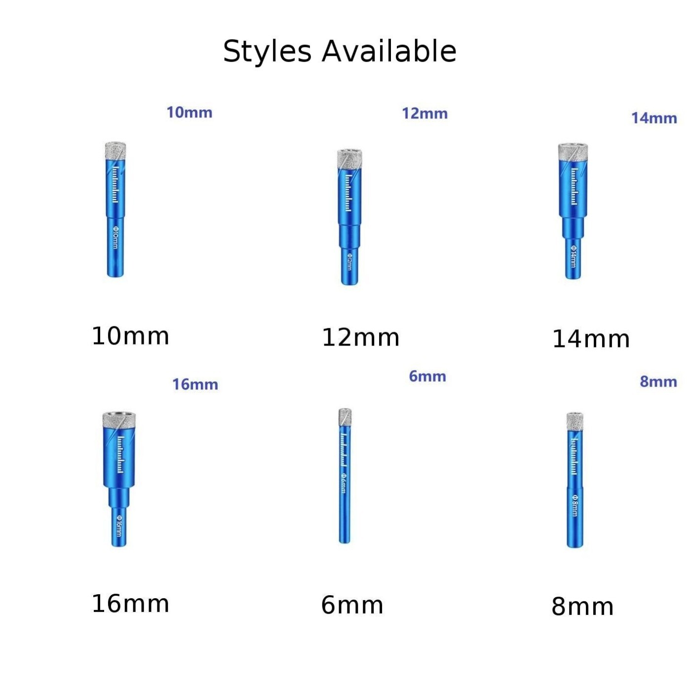 1*DiamondDryCore Drill Bits Welded Saw For Glass Granite Porcelain Tile Marble eBay